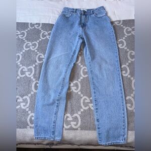 ROLLA'S Light Blue Denim Dusters High Rise Slim Jeans